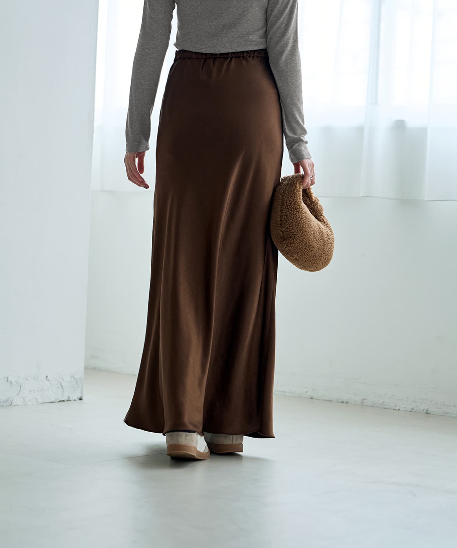 STYLE DELI「バイヤスサテンマーメイドスカート」|スカート|