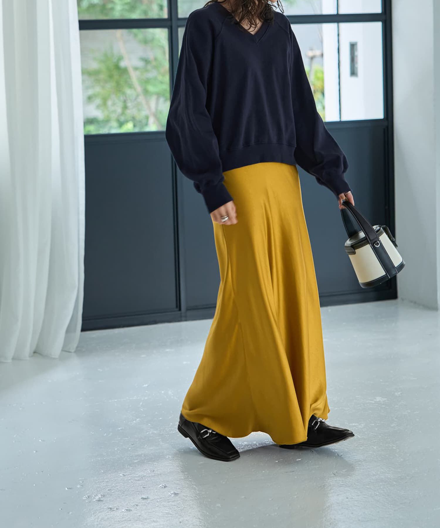 STYLE DELI「バイヤスサテンマーメイドスカート」|スカート|