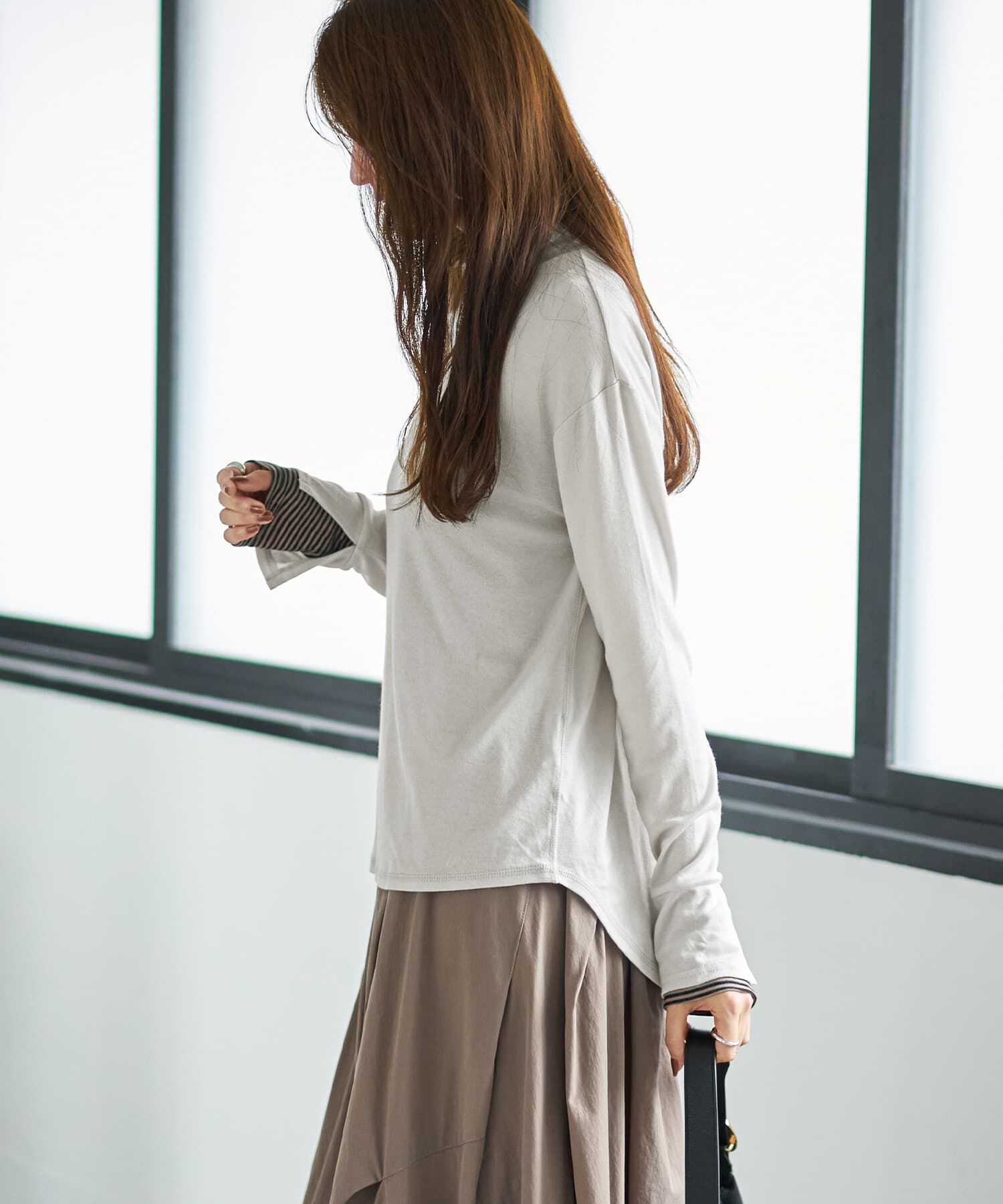 STYLE DELI「【Made in Japan】レイヤード風カットトップス」|Tシャツ・カットソー|