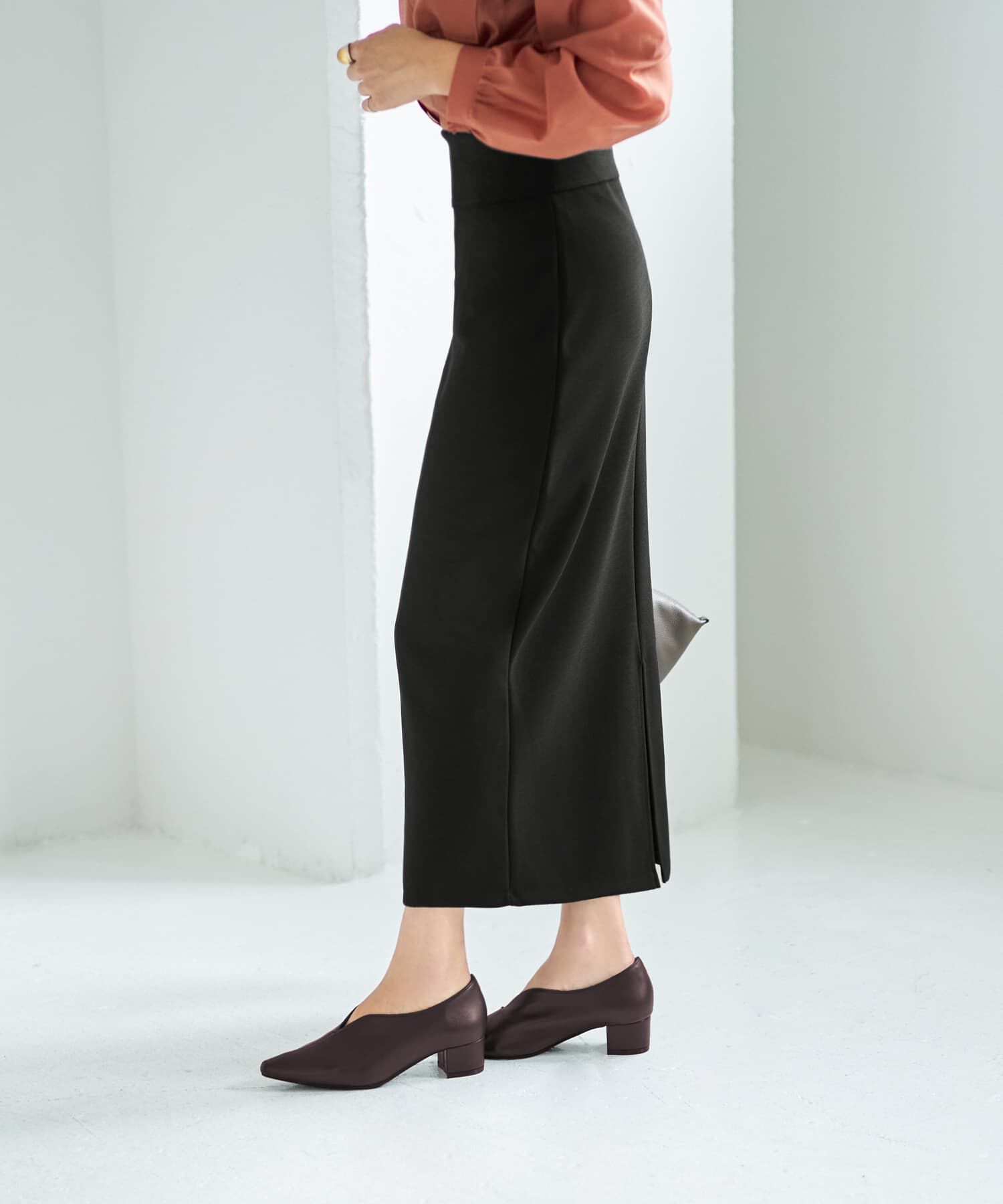 STYLE DELI「ストレッチジョーゼットストレートスカート」|スカート|