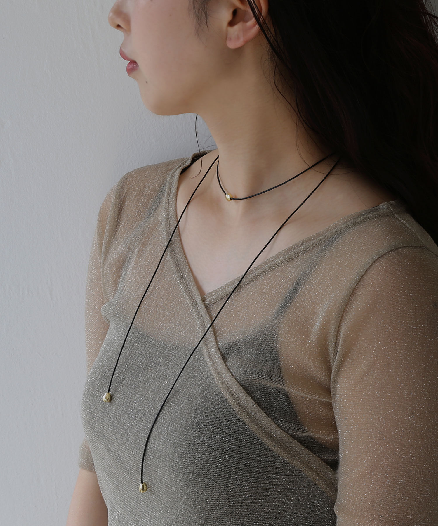 colleca la「ポイントスリムコードチョーカー/ネックレス」|ネックレス|