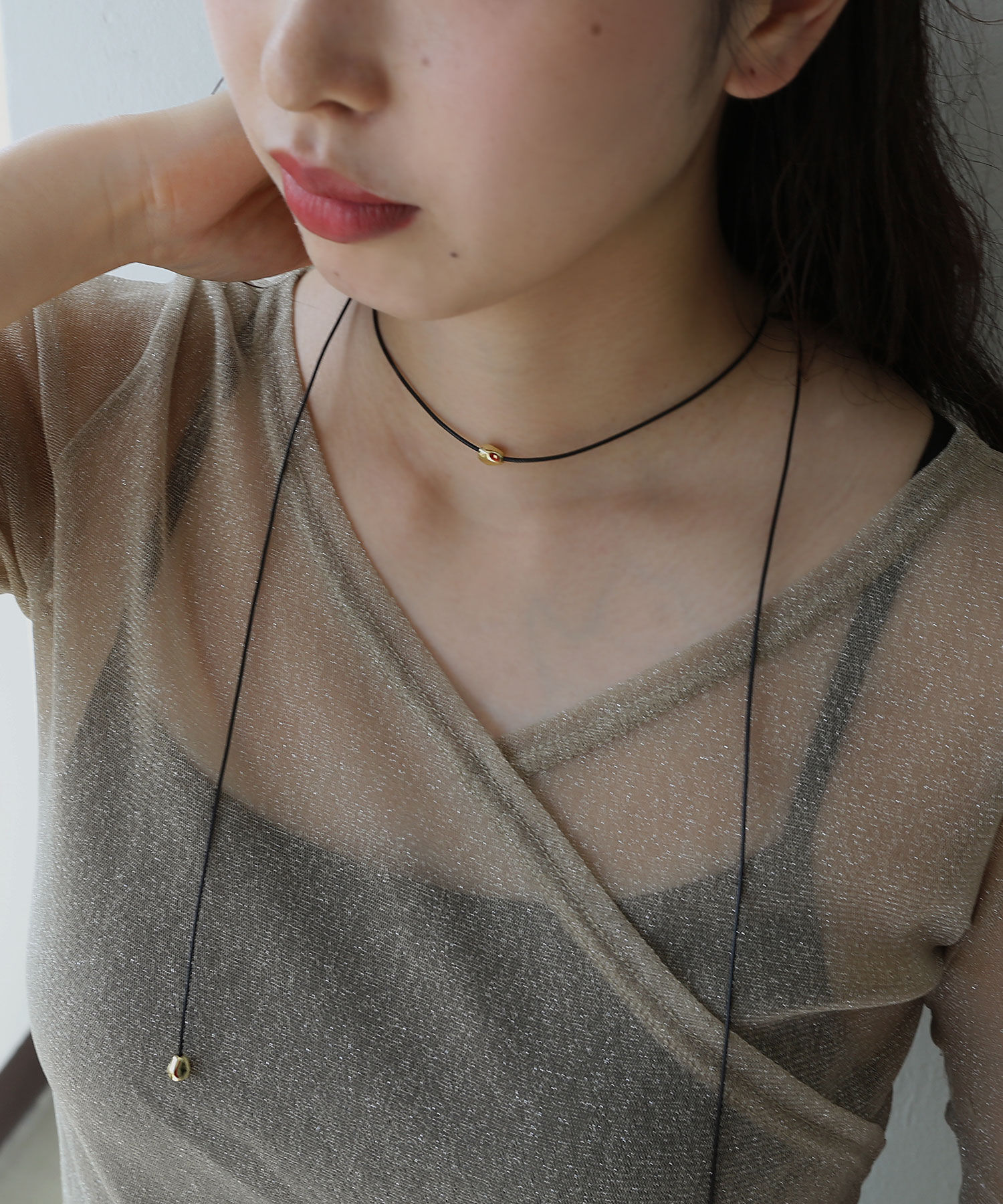 colleca la「ポイントスリムコードチョーカー/ネックレス」|ネックレス|