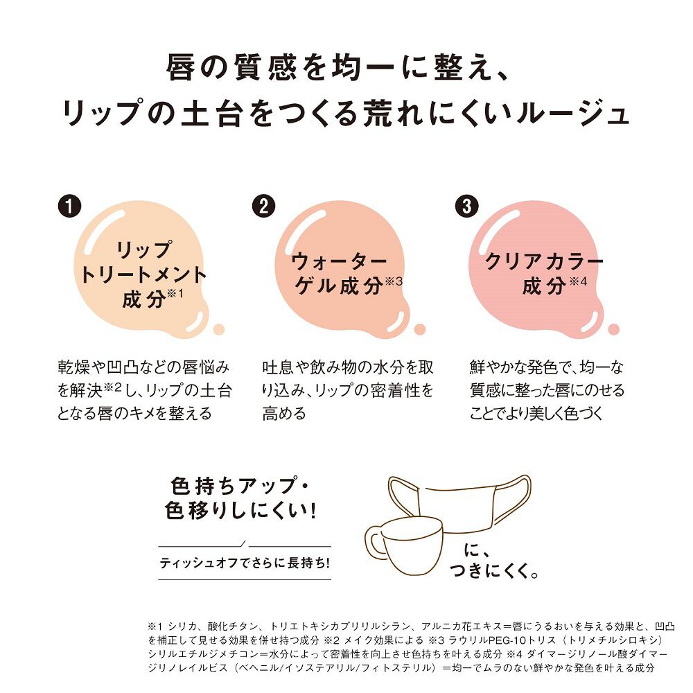 ORBIS「ORBIS ピュアセラムルージュ」|リップメイク|