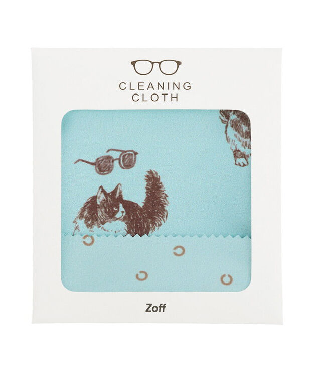  「メガネ拭き｜サングラス拭き クリーニングクロス パステルカラー  猫 うさぎ インコ ベアー」|サングラス|