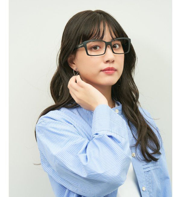  「ウェリントン型メガネ｜ビジネス｜Zoff｜SMART REGULAR CALRO レンズ交換券付」|メガネ|