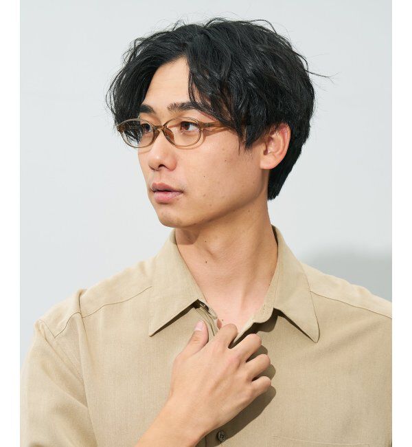  「オーバル型 メガネ | 大人可愛い 伊達メガネ レディース レンズ交換券付」|メガネ|