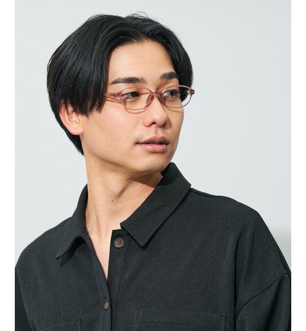  「オーバル型 メガネ | 大人可愛い 伊達メガネ レディース レンズ交換券付」|メガネ|