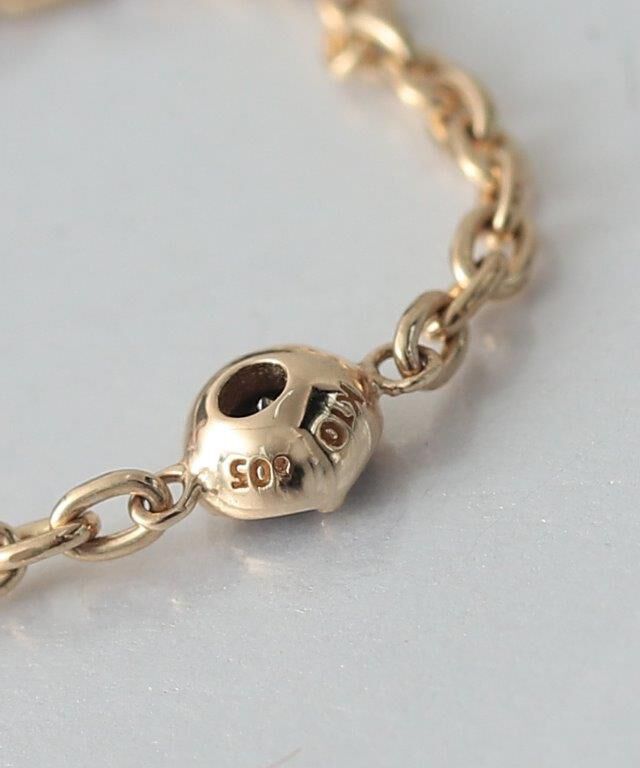  「Fri K10 一粒 ダイヤモンド チェーンリング」|リング|