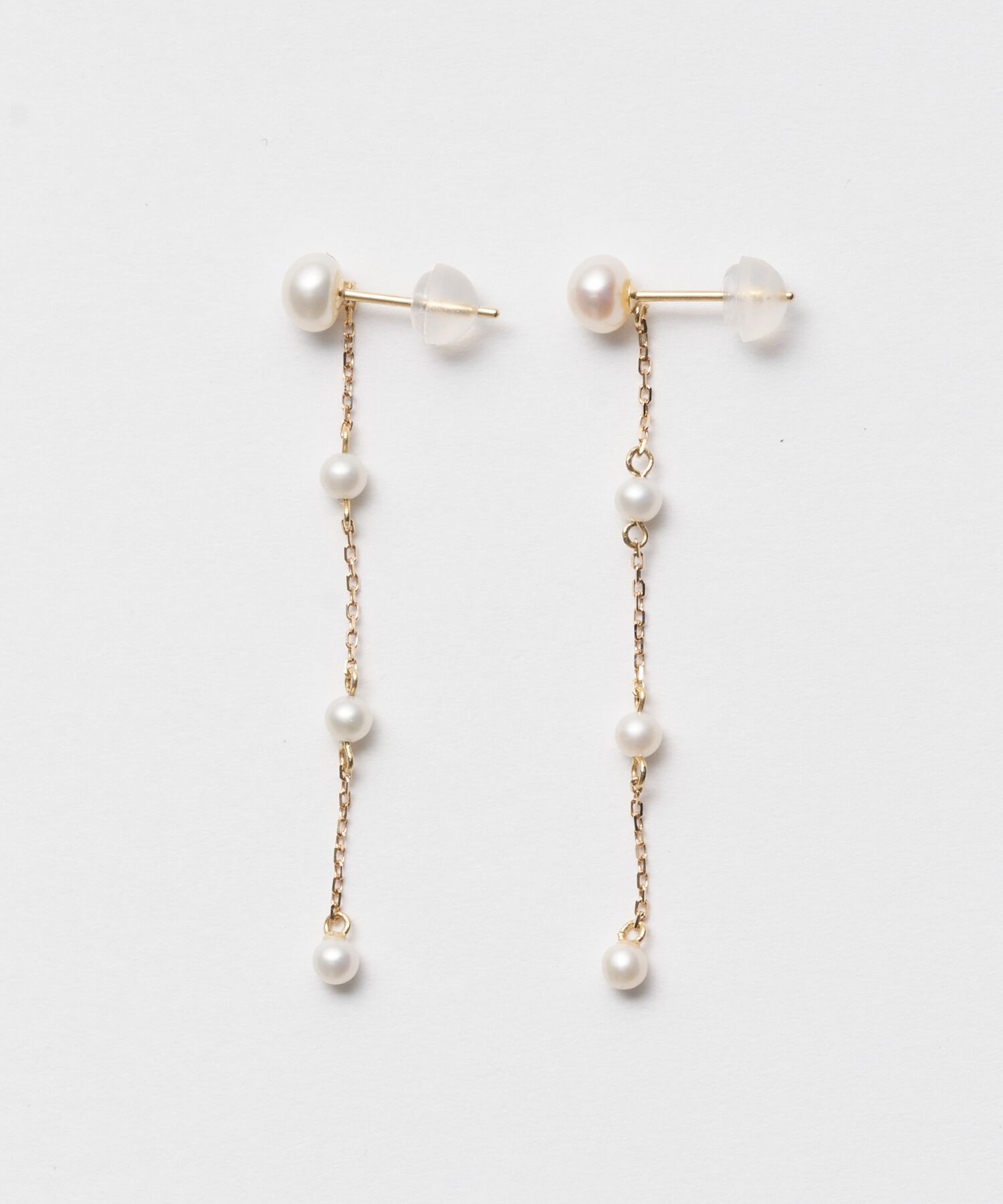 JUPITER「【K10】スノーパールピアス」|ピアス|