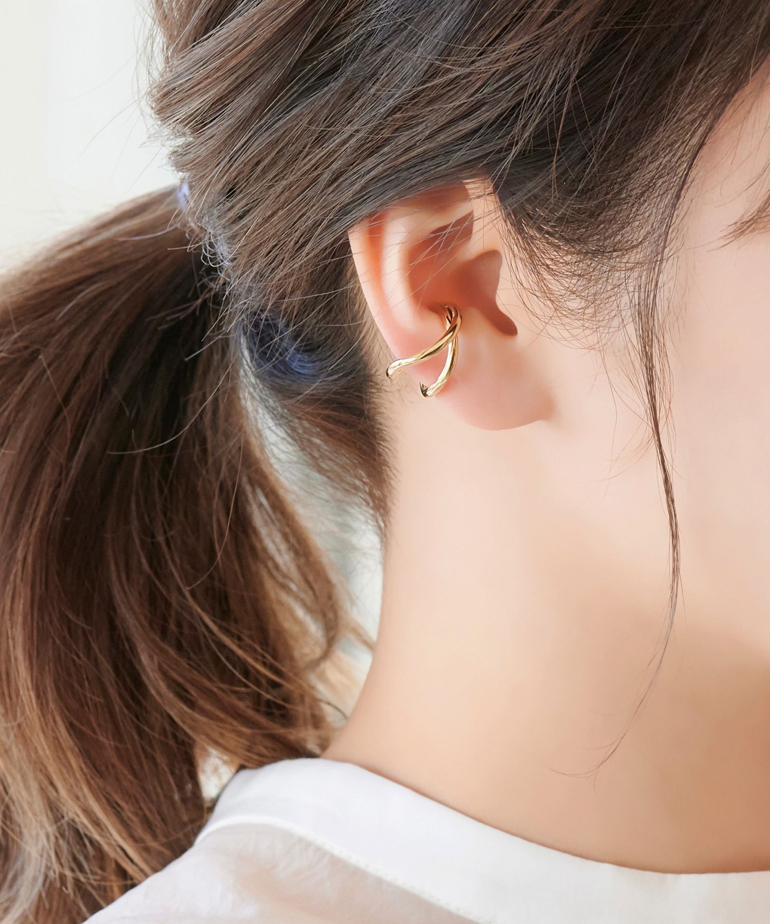 Phoebe「ミニマムリュクスイヤーカフ　ゴールド」|イヤーカフ|