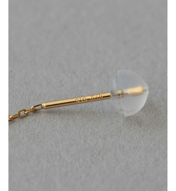 ete「K18YG e_Grain アメリカンピアス」|ピアス|