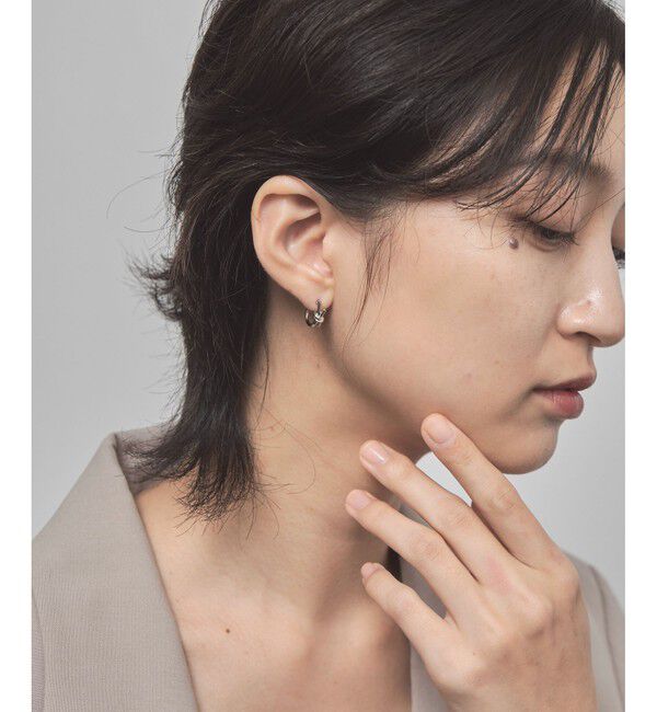 Jouete「フープピアス ノット」|ピアス|