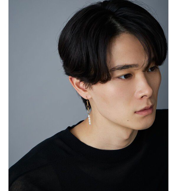 Jouete「ピアス チェーン&times;パール」|ピアス|