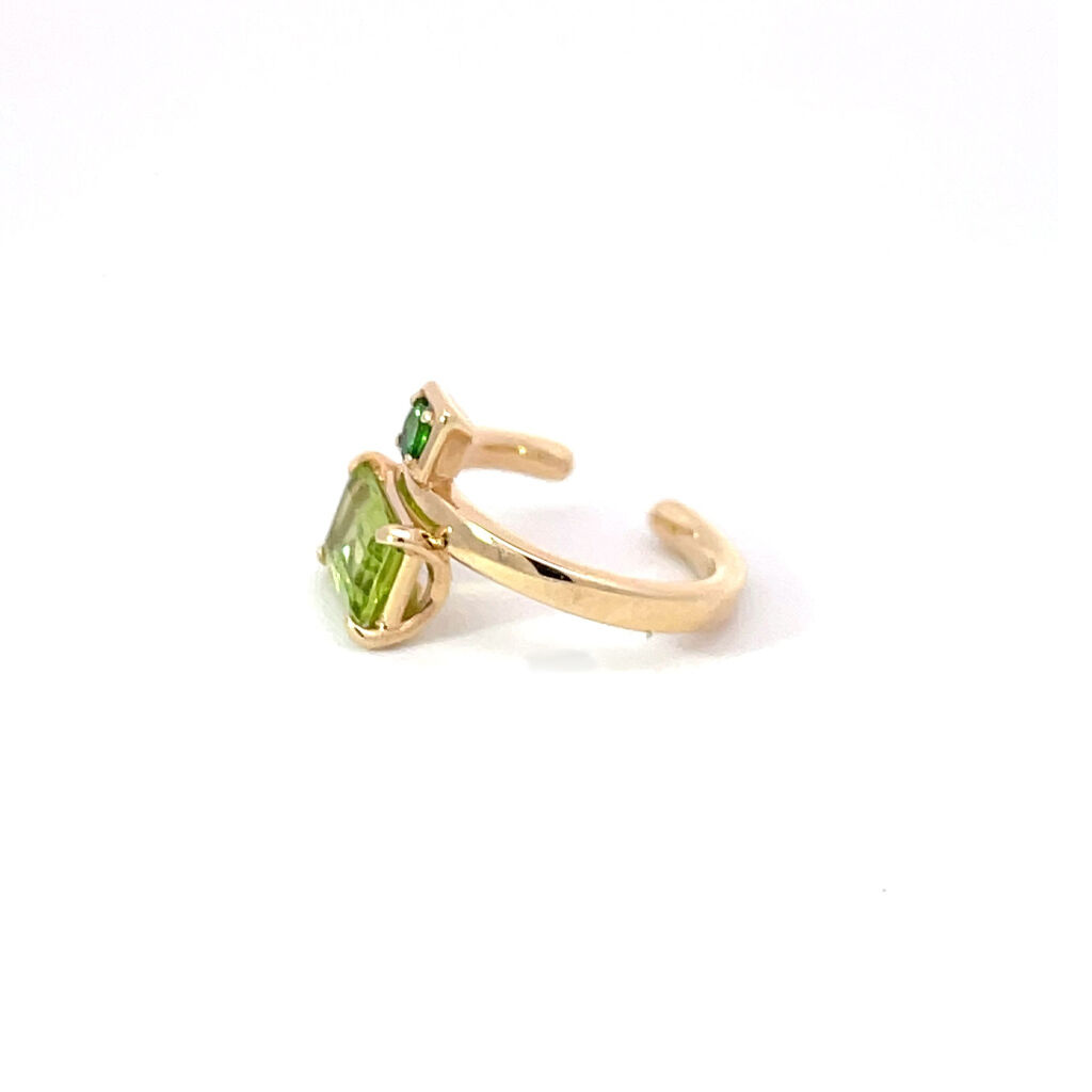 STAR JEWELRY「GREEN LINKS」|イヤリング|