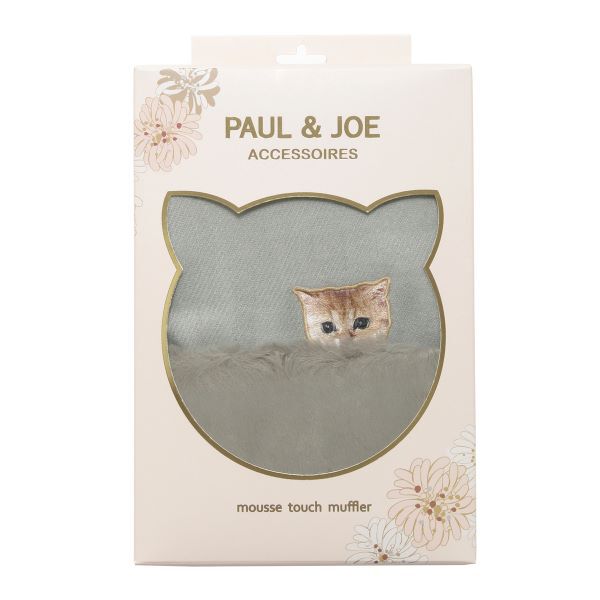 PAUL&JOE「ＰＪ／マフラー／パッケージ付スムースタッチファーヌネット」|マフラー|