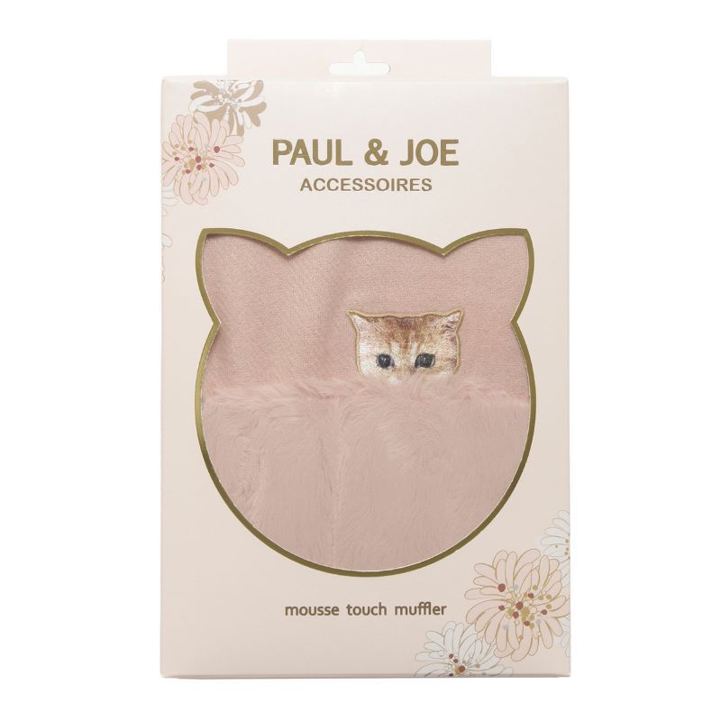 PAUL&JOE「ＰＪ／マフラー／パッケージ付スムースタッチファーヌネット」|マフラー|