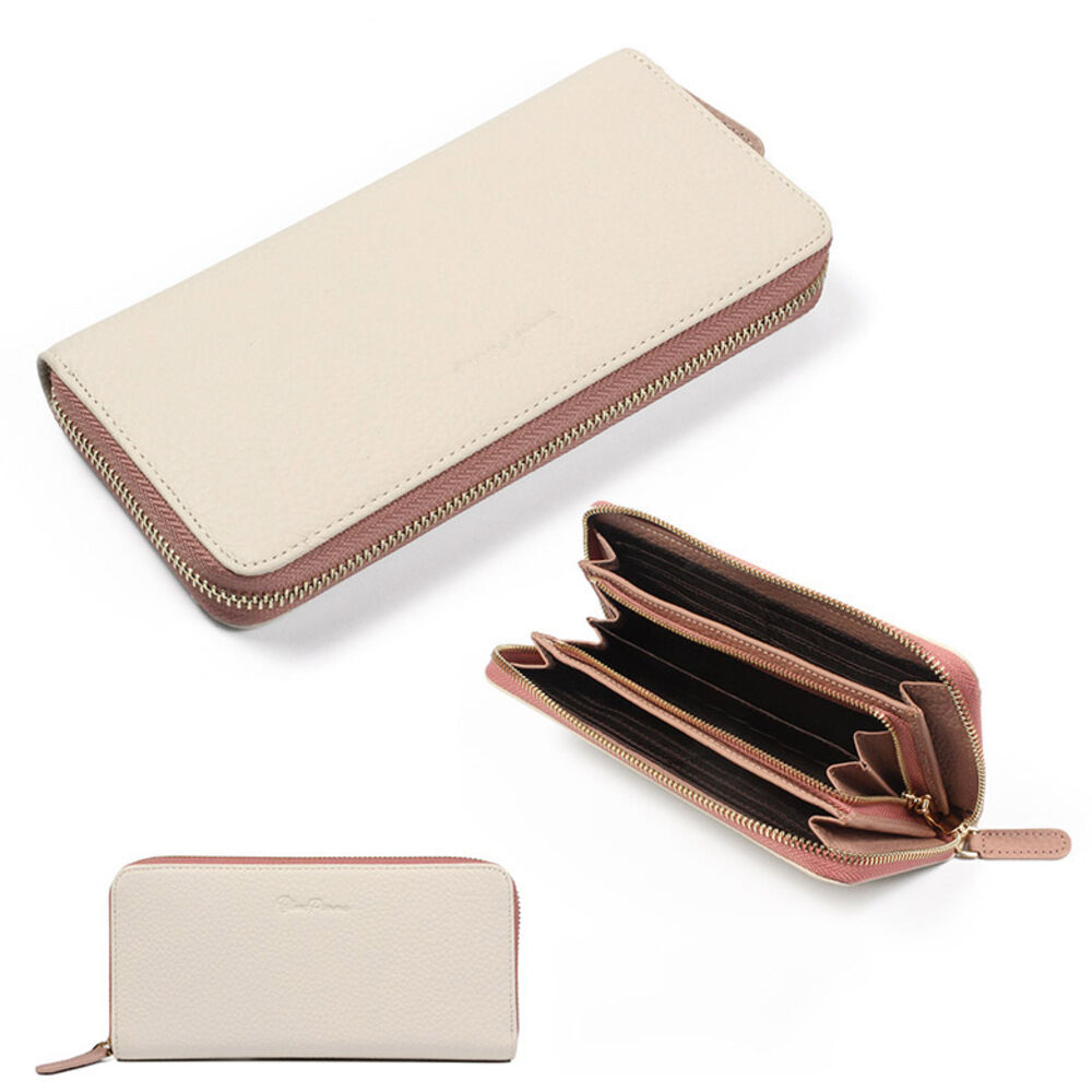 BACKYARD FAMILY「長財布 レディース お洒落 通販 財布 お財布 ロングウォレット 本革 レザー カード入れ」|財布|ホワイト1