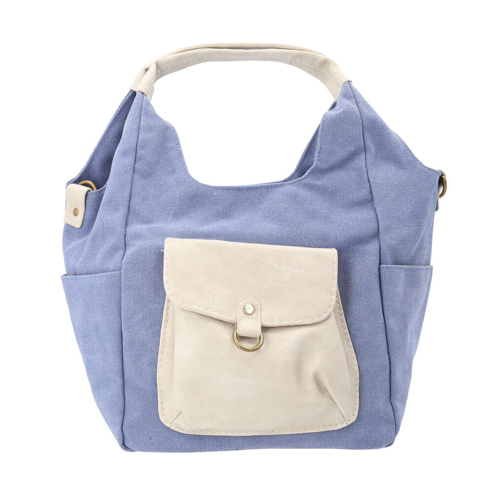BACKYARD FAMILY「ラフィール バッグ 2way 通販 トートバッグ トートバック 2WAYバッグ ショルダーバッグ」|トートバッグ|ブルー2