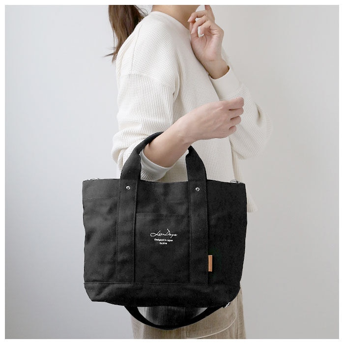 BACKYARD FAMILY「LIZDAYS リズデイズ トートバッグ lz-41603 通販 キャンバス 無地 小さめ 肩掛け」|トートバッグ|