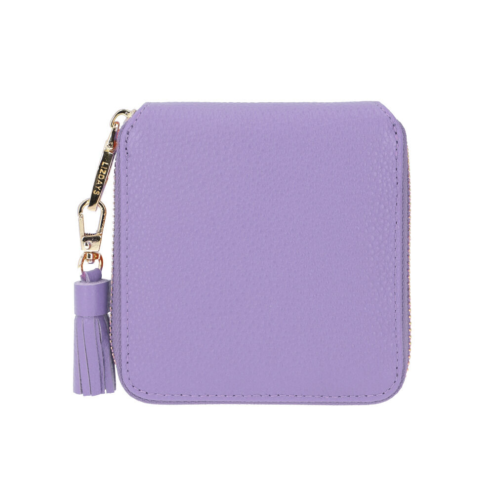 BACKYARD FAMILY「リズデイズ LIZDAYS 二つ折り財布 通販 牛革 財布 カードケース レディース スキミング」|財布|パープル1