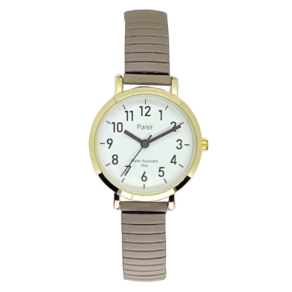 BACKYARD FAMILY「plaisir 時計 NTK-290 通販 腕時計 ニッケルフリー リストウォッチ レディース」|腕時計|ブラウン1