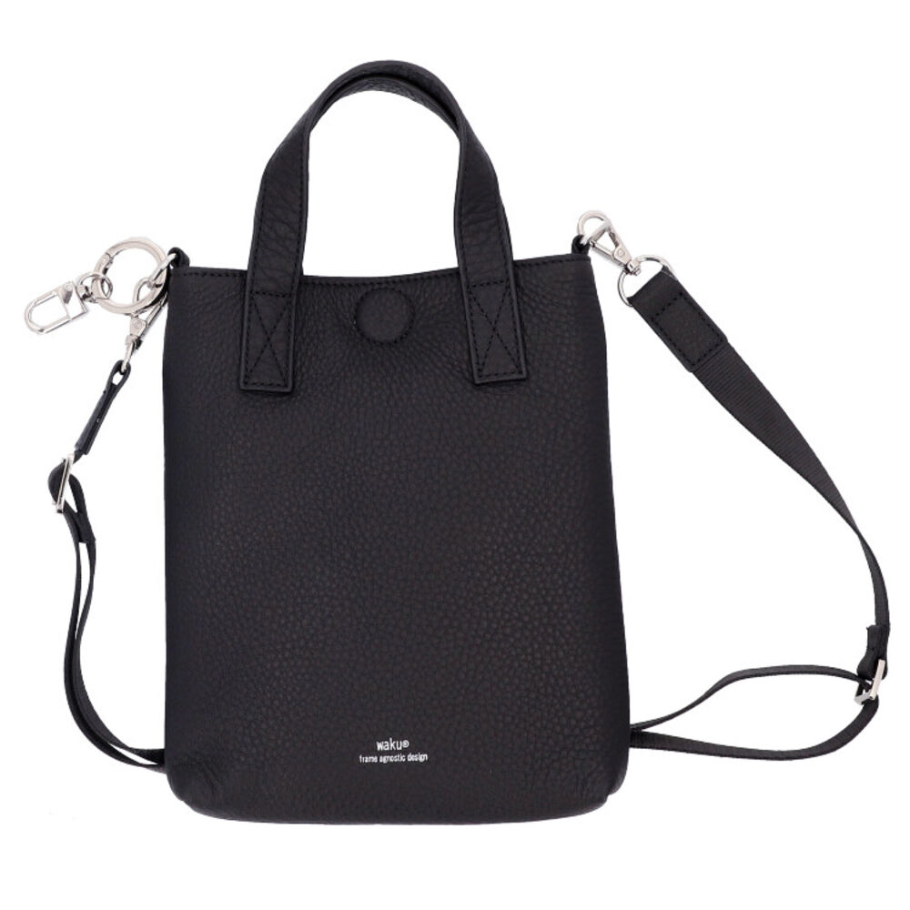 BACKYARD FAMILY「WAKU ワク ミニトート 2WAY wk0074 通販 トートバッグ トートバック 手提げ」|トートバッグ|ブラック1