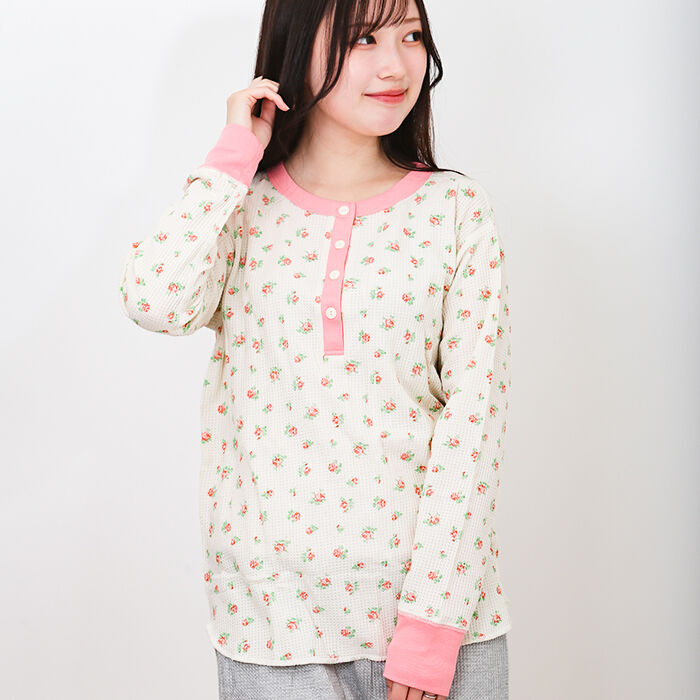 BACKYARD FAMILY「JEMORGAN サーマル レディース 通販 ジェーイーモーガン JE130-59S クレリック」|Tシャツ・カットソー|