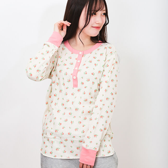 BACKYARD FAMILY「JEMORGAN サーマル レディース 通販 ジェーイーモーガン JE130-59S クレリック」|Tシャツ・カットソー|