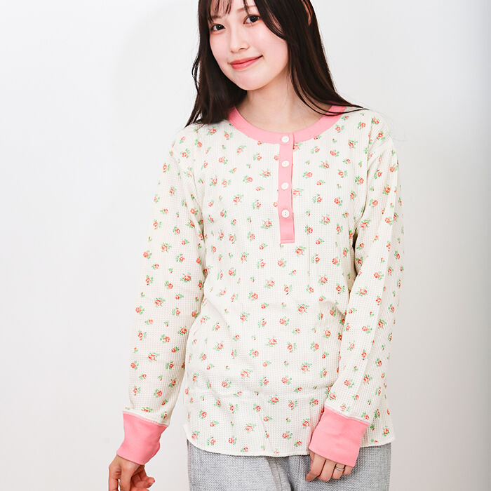 BACKYARD FAMILY「JEMORGAN サーマル レディース 通販 ジェーイーモーガン JE130-59S クレリック」|Tシャツ・カットソー|