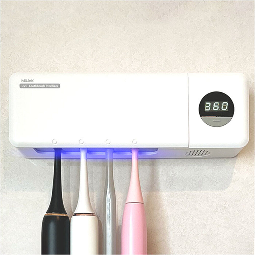 BACKYARD FAMILY「uv－c 歯ブラシ除菌器 通販 歯ブラシ除菌ケース 歯ブラシ除菌機 歯ブラシ 除菌 uv 除菌器」|電化製品|ホワイト1