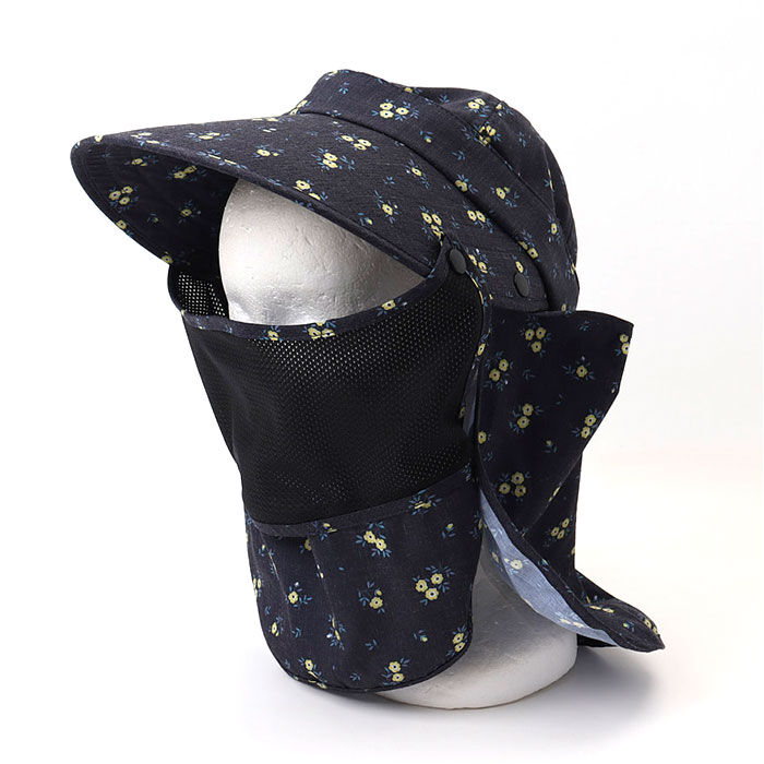 BACKYARD FAMILY「UVカット 帽子 レディース 日よけ 首の後ろ 通販 つば広帽子 折りたたみ帽子 撥水 つば 長い」|ハット|