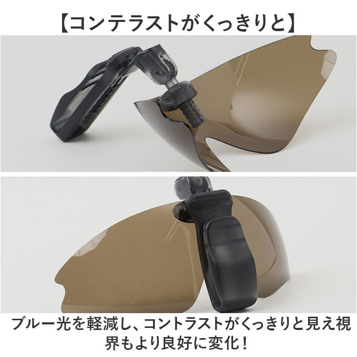 BACKYARD FAMILY「冒険王 サングラス 帽子用 通販 偏光グラス 偏光サングラス クリップオンサングラス」|サングラス|