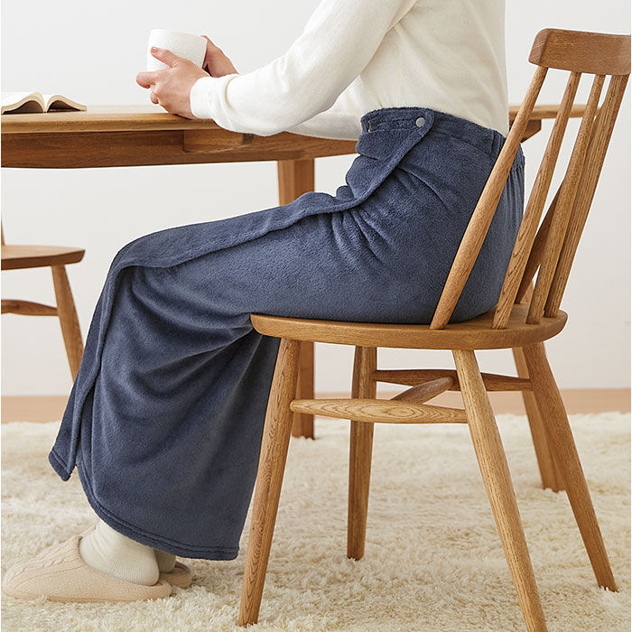 BACKYARD FAMILY「ひざ掛け ブランケット 通販 巻きスカート ラップスカート ロングスカート 毛布 着る毛布」|ブランケット|