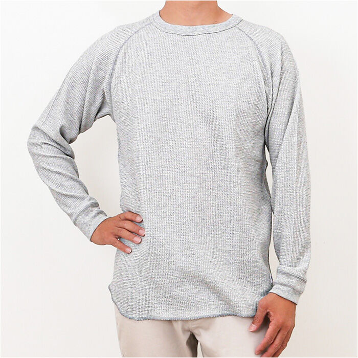 BACKYARD FAMILY「JEMORGAN ワッフル JF070-52S ジェーイーモーガン 通販 長袖Tシャツ ロンT」|Tシャツ・カットソー|