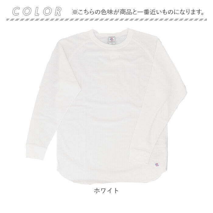 BACKYARD FAMILY「JEMORGAN ワッフル JF070-52S ジェーイーモーガン 通販 長袖Tシャツ ロンT」|Tシャツ・カットソー|