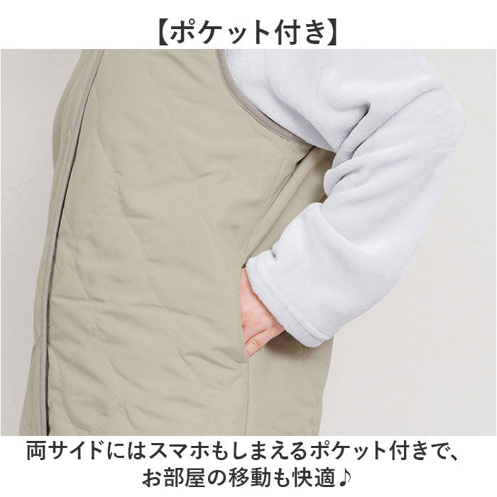 BACKYARD FAMILY「キルティングベスト レディース 通販 ジレ ロングジレ 前開き フロントボタン ノースリーブ」|その他|