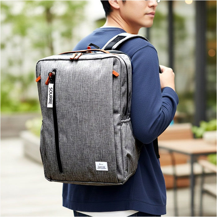 BACKYARD FAMILY「スクエアリュック メンズ 通販 リュック 18l リュックサック ビジネスリュック バックパック」|リュック|