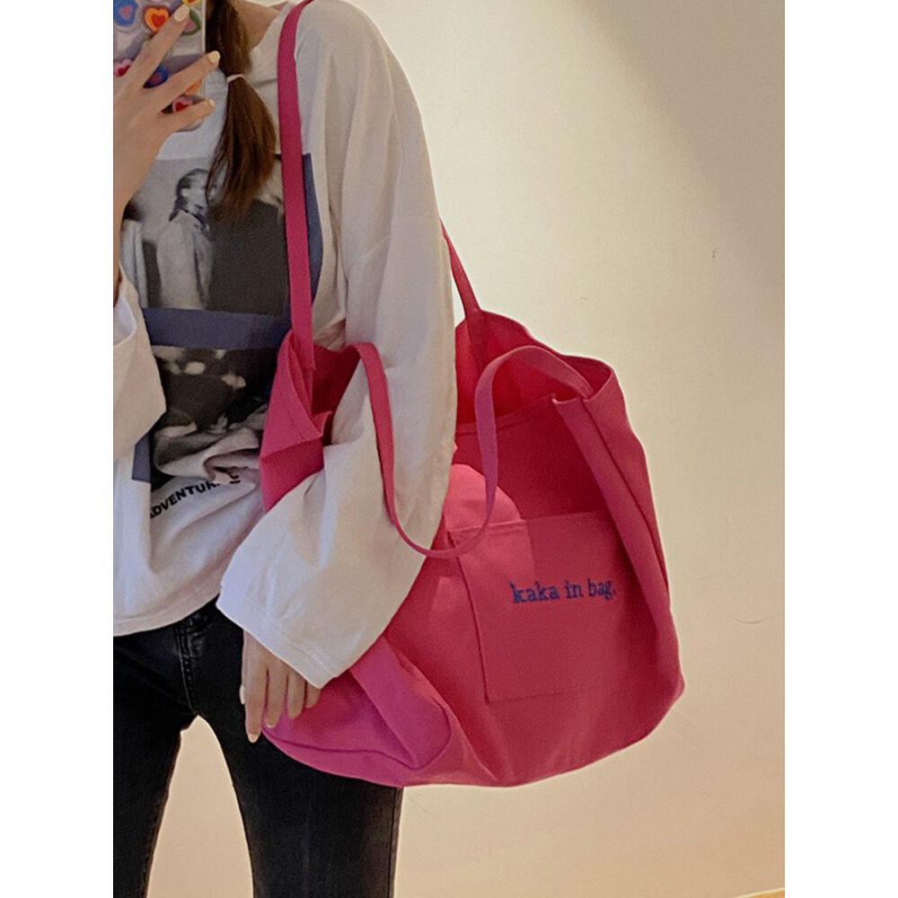 BACKYARD FAMILY「トートバッグ 大容量 通販 トート トートバック 手提げ マイバック マイバッグ 手提げバッグ」|トートバッグ|ピンク1