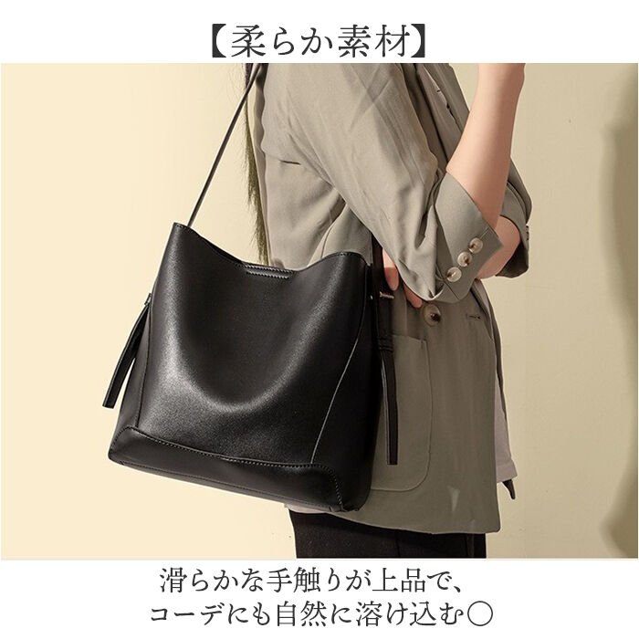 BACKYARD FAMILY「トートバッグ レディース 肩掛け 通販 大容量 大きめ ショルダーバッグ 上品 きれいめ バッグ」|ショルダー・メッセンジャー|