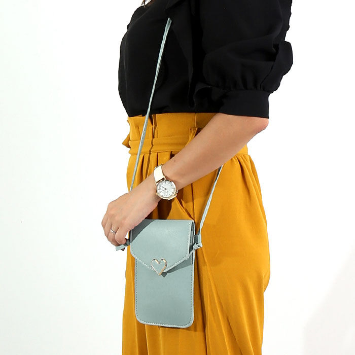 BACKYARD FAMILY「スマホポーチ 入れたまま 通販 レディース スマホポシェット 縦 スマホショルダーバッグ」|ショルダー・メッセンジャー|