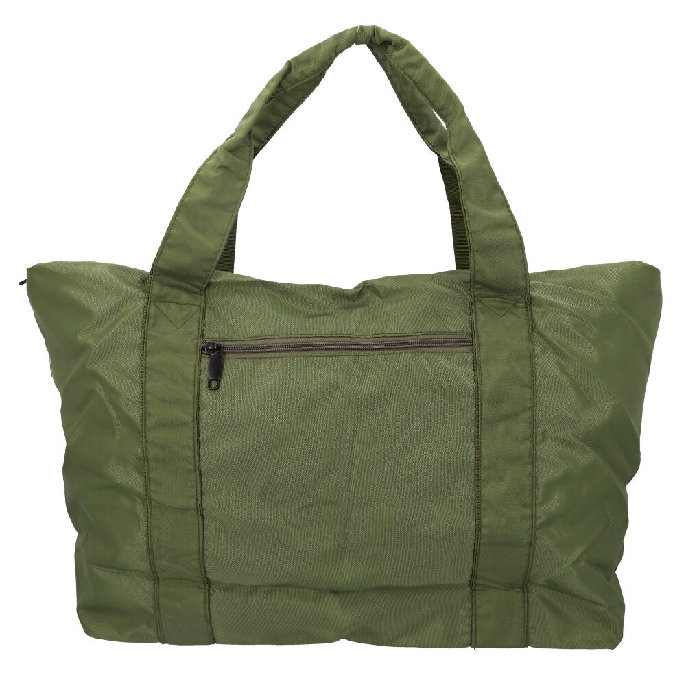 BACKYARD FAMILY「トートバッグ 大きめ ファスナー付き 通販 レディース メンズ おしゃれ ナイロン 大きめ」|トートバッグ|グリーン1