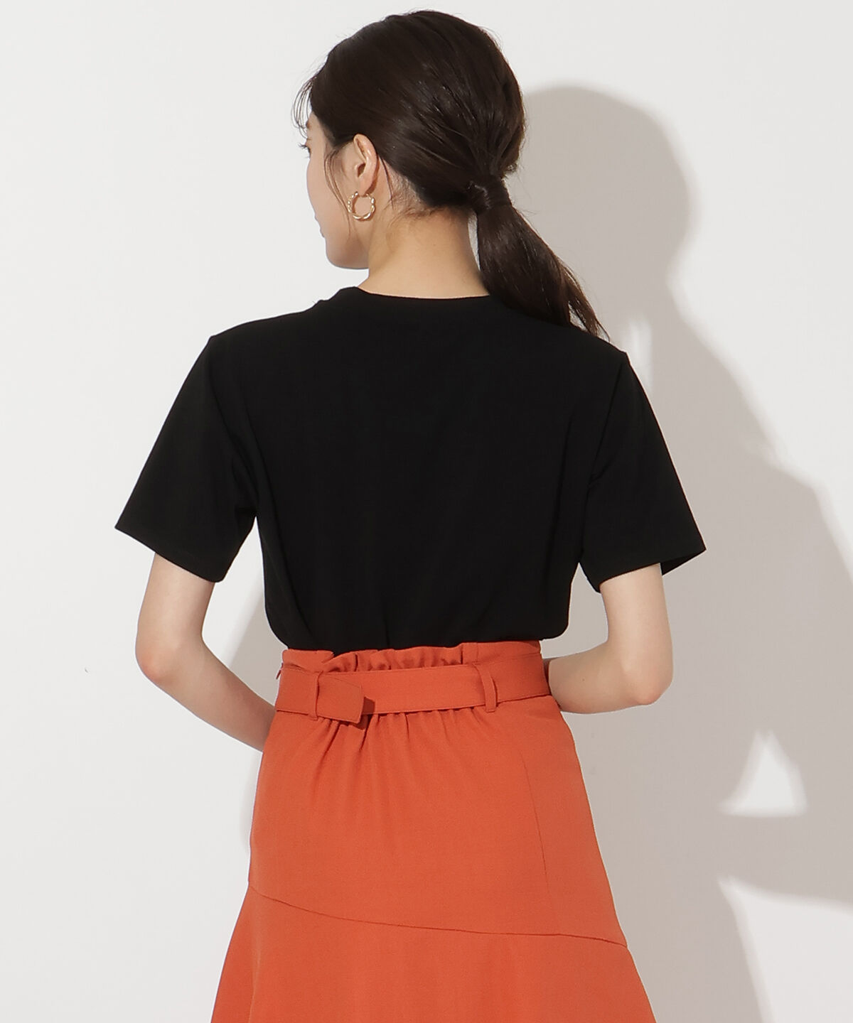 アンドクチュール「モダンフェイスプリントTシャツ」|Tシャツ・カットソー|