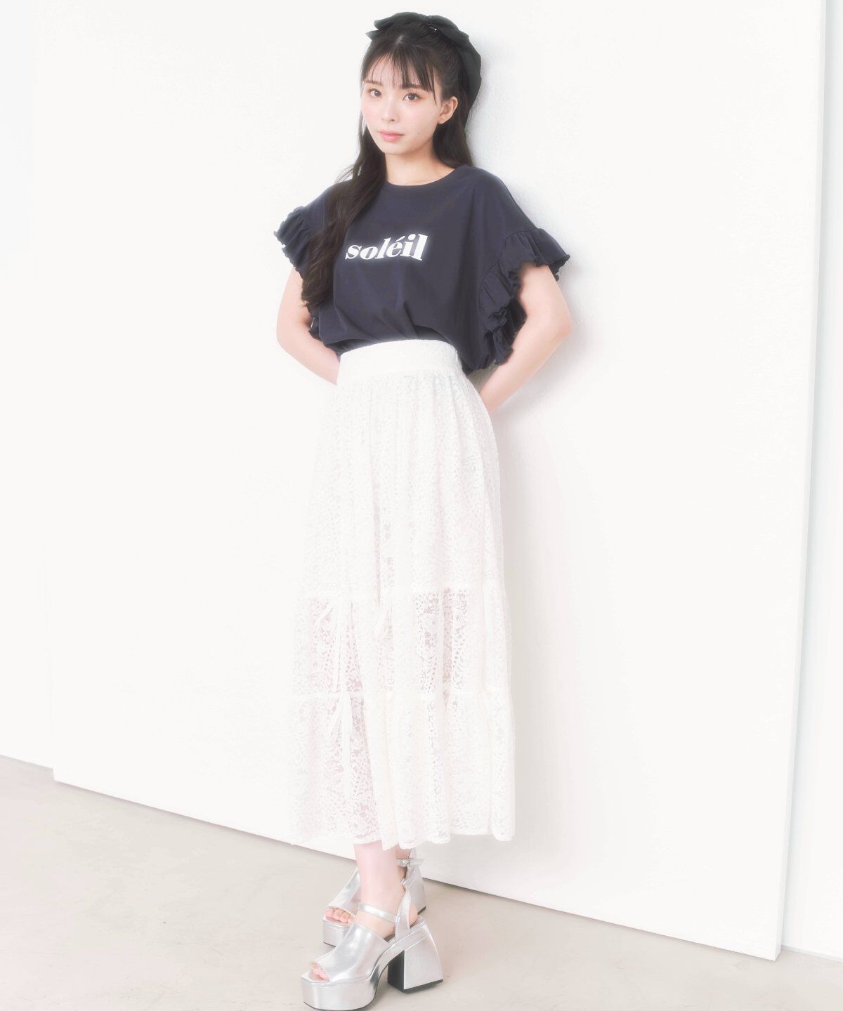 REDYAZEL「フリル袖Tシャツ」|Tシャツ・カットソー|