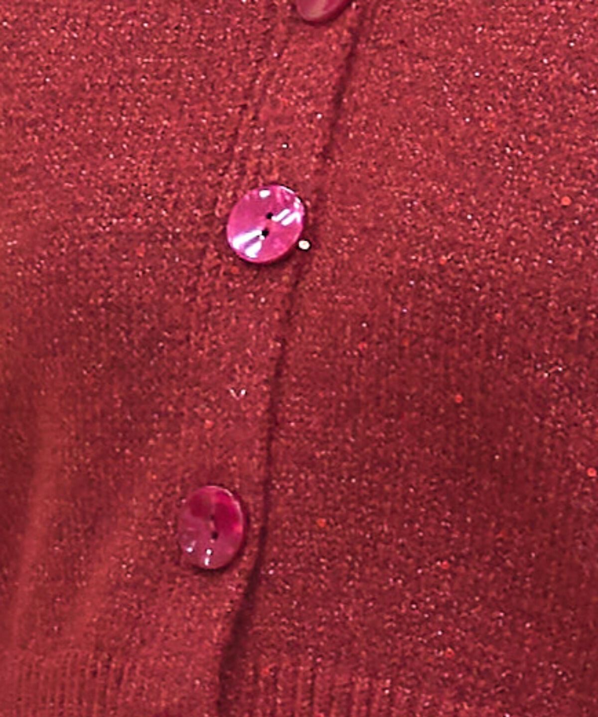 REDYAZEL「ラメスパンコールショートカーディガン」|カーディガン|