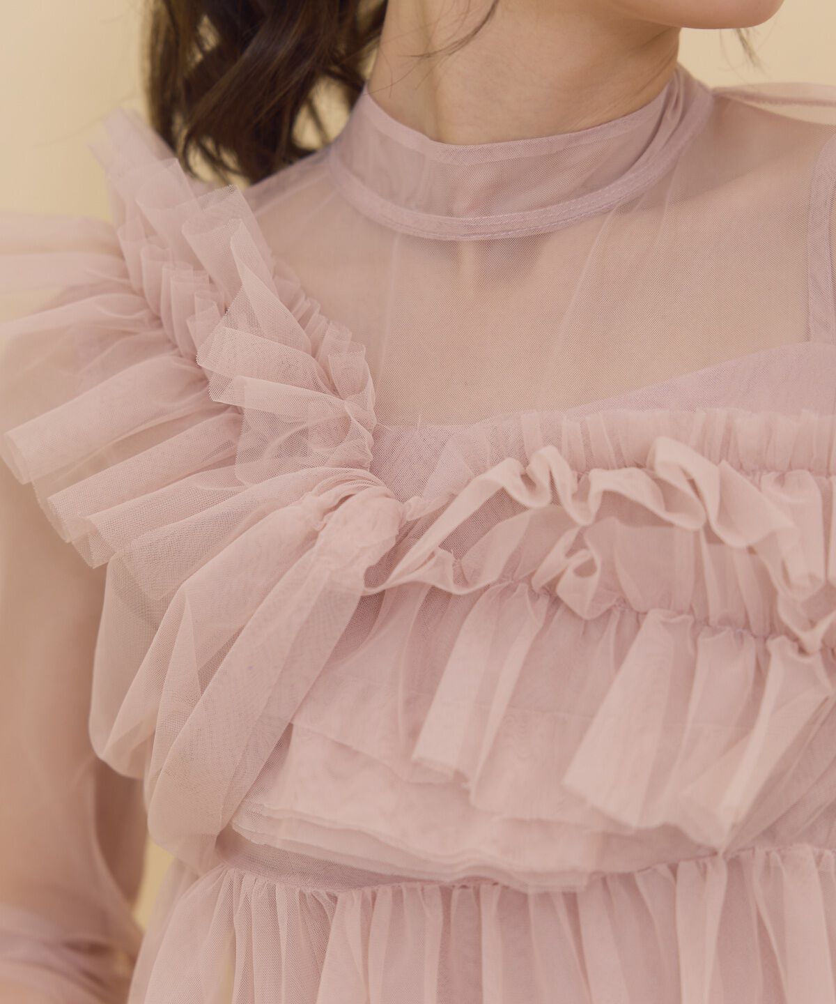 REDYAZEL「チュールレイヤードワンピース」|ワンピース|