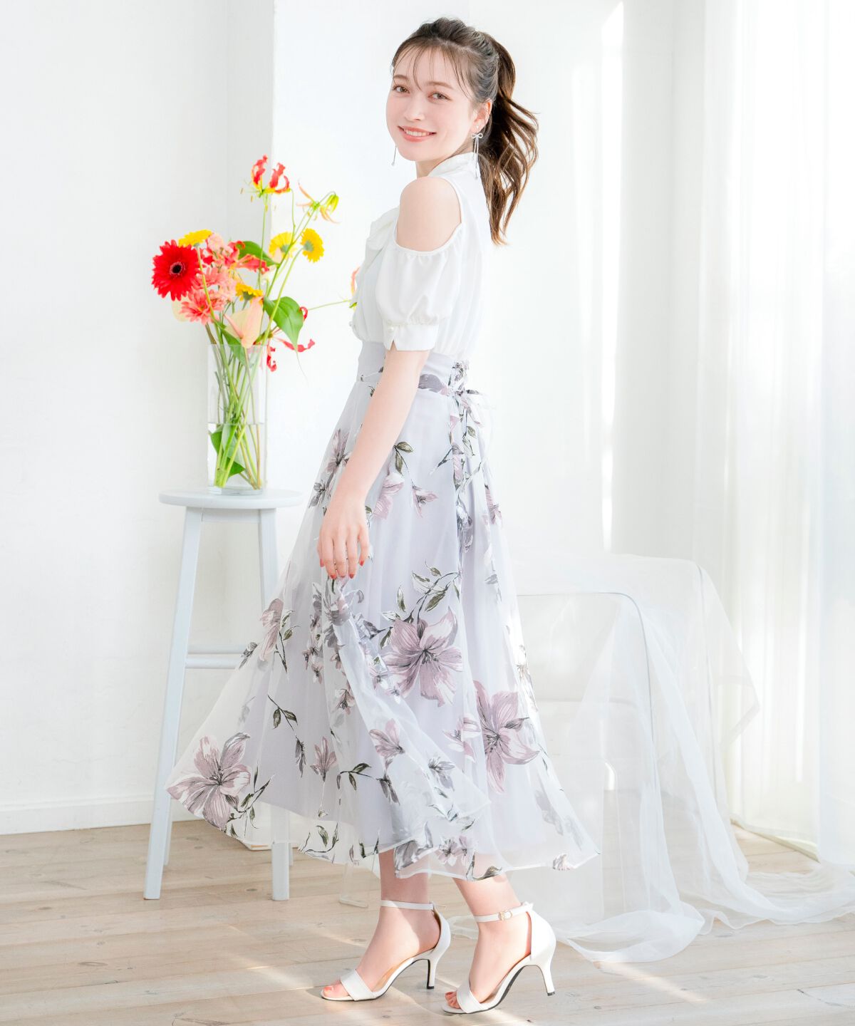 WILLSELECTION「オープンショルダーリボンタイブラウス」|シャツ・ブラウス|