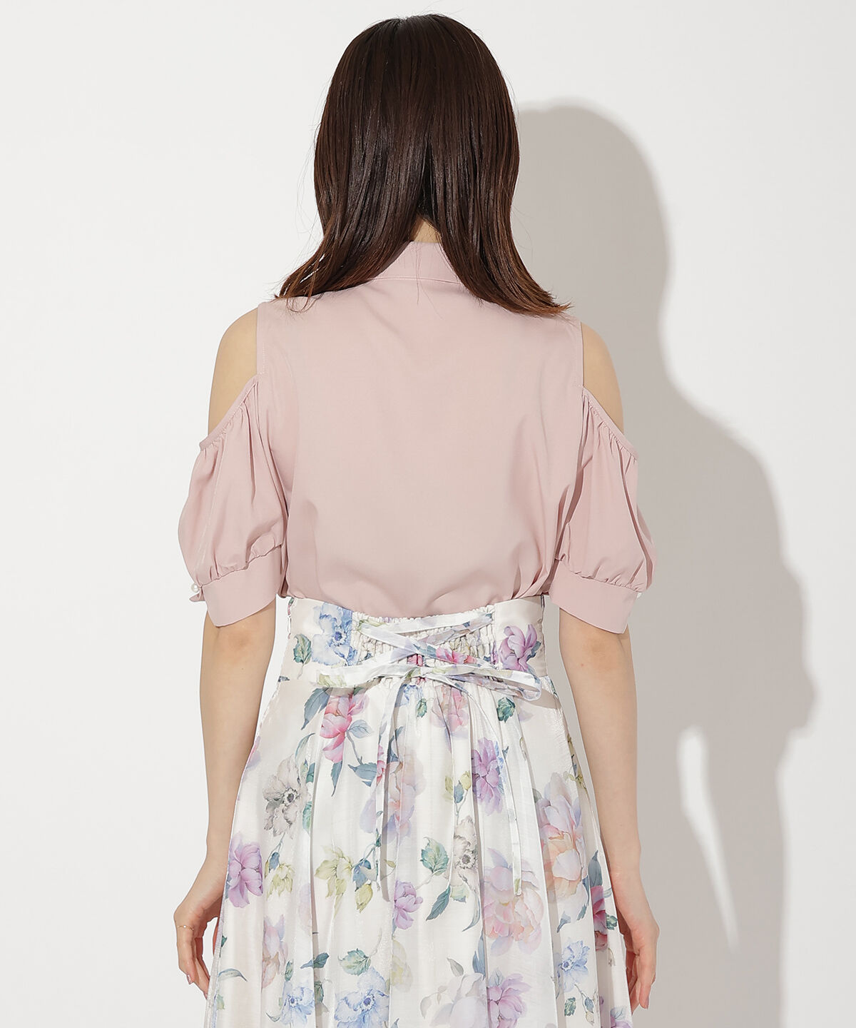 WILLSELECTION「オープンショルダーリボンタイブラウス」|シャツ・ブラウス|