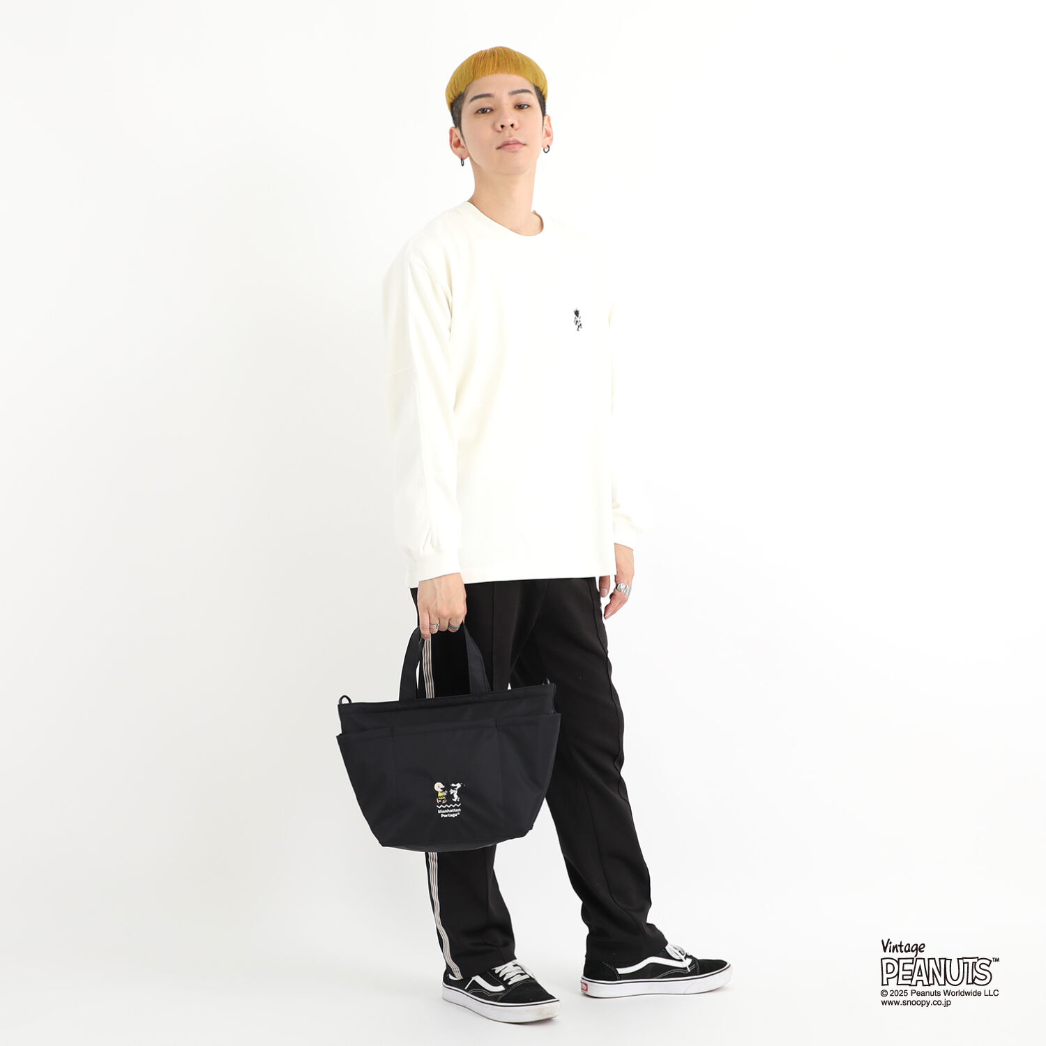 Manhattan Portage「WHITESTONE TOTE BAG FLIGHT NYLON BACKING PEANUTS 25」|ショルダー・メッセンジャー|