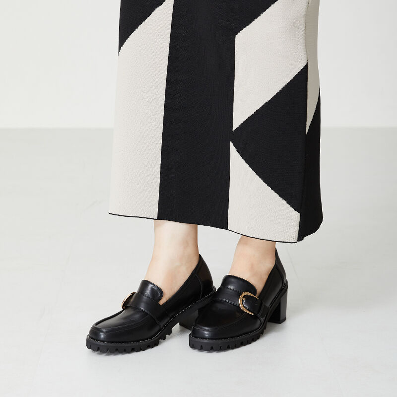 ORiental TRaffic「タンクソールバックルベルトローファー/31309」|パンプス|