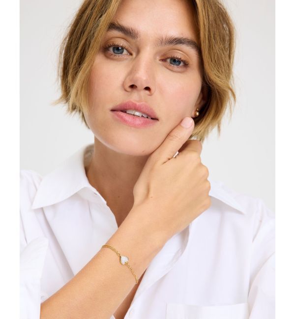 kate spade new york「ウィズ オール マイ ハート パヴェ ライン ブレスレット」|ブレスレット・バングル|